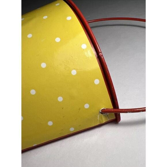 Mary‎ Engelbreit ME Flower Garden Metal Half Pail Vase Wall Table Decor 10” - Picture 5 of 14